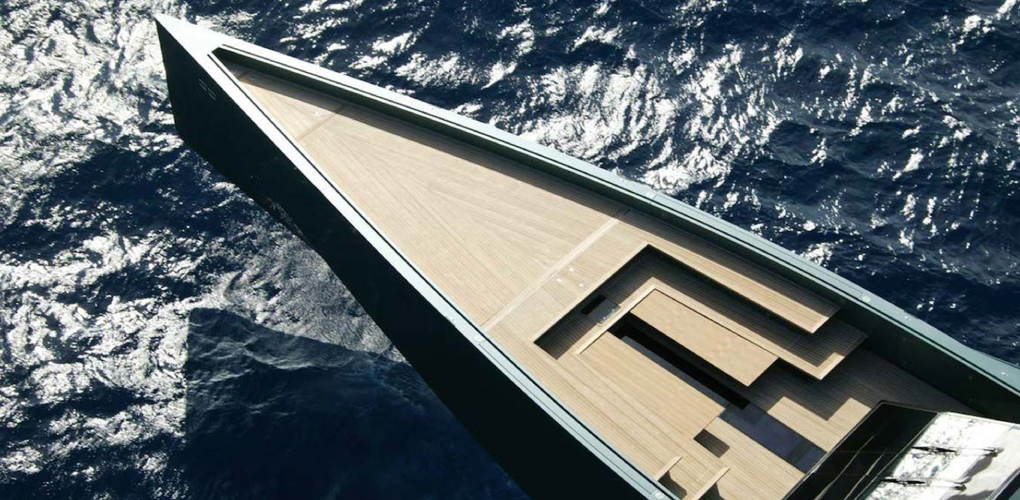 Wally Power 118 aerial view