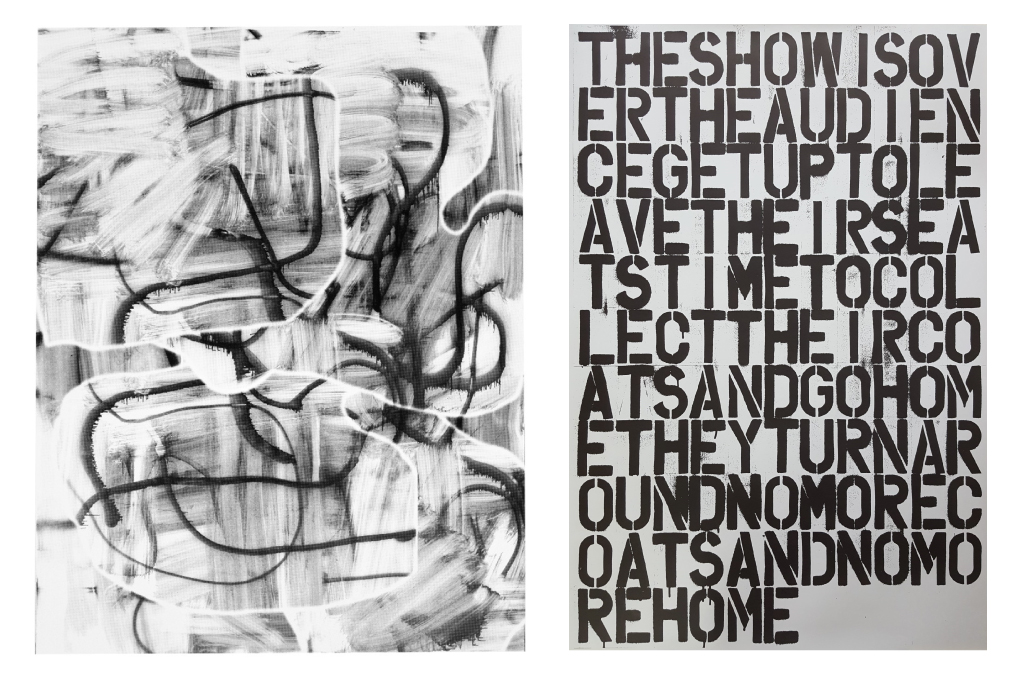 Paintings by Cristopher Wool