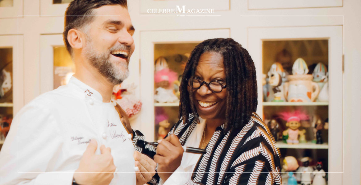 Filippo Sinisgalli and Whoopi Goldberg