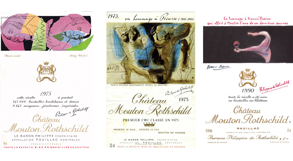 Wine labels collection