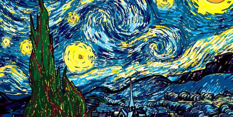 Let me tell you more about the Van Gogh Starry Night celebreMagazine