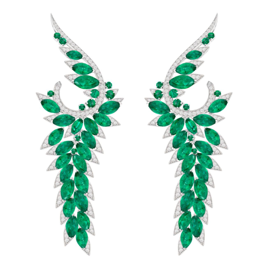 magnipheasant-emerald-plumage-long-earrings