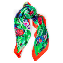 Cornelia_Hagmann_Contemporary_Artist_La_Galleria_Silk_Scarf_Butterfly_Red Cornelia_Hagmann_Contemporary_Artist_La_Galleria_Silk_Scarf_Butterfly_Red