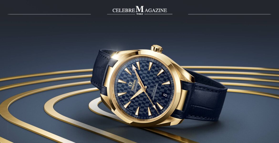 Omega Goes for Gold New Seamaster Aqua Terra Tokyo 2020 celebreMagazine