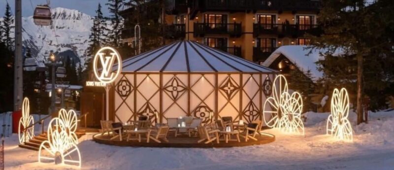 Louis Vuitton Yurt Pop-Up in St. Moritz