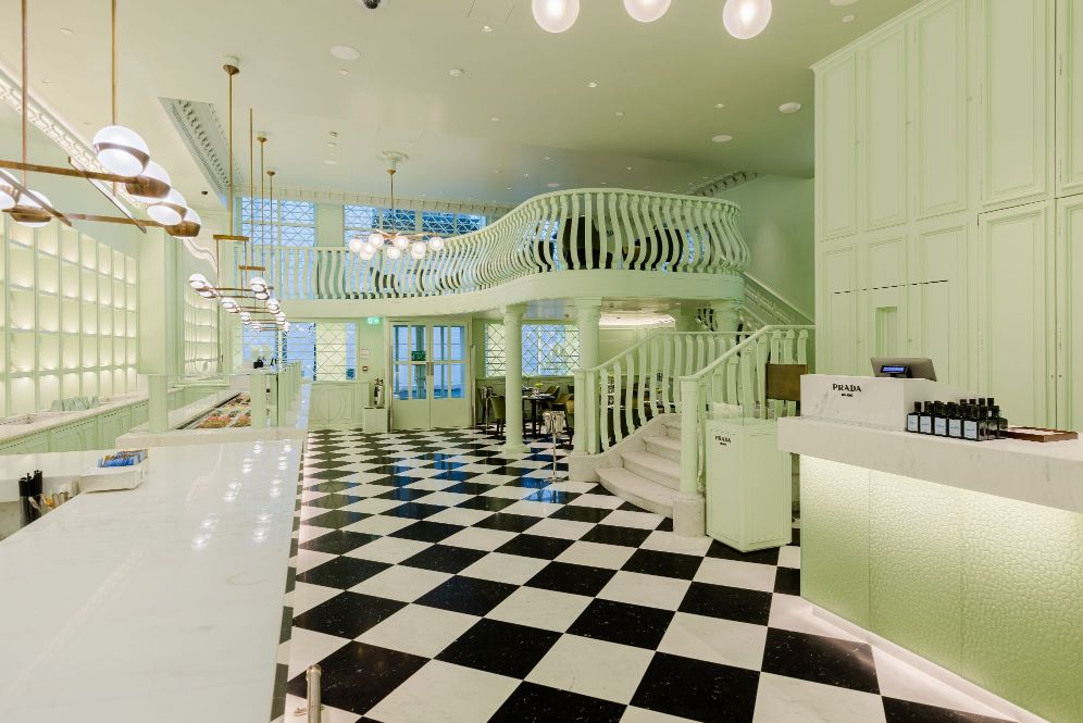 The Flavors Wears Prada – The new Prada Caffè at Harrods