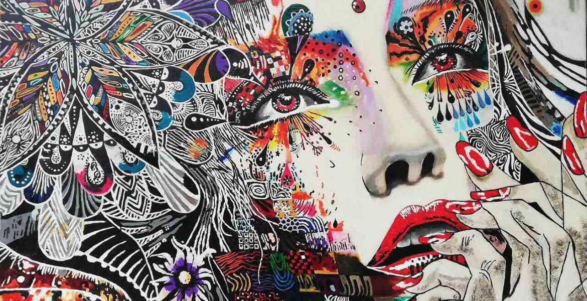 The depth intensity of Jasmin Šoljanin's vivid painting