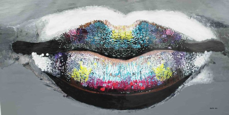 The depth intensity of Jasmin Šoljanin's vivid painting